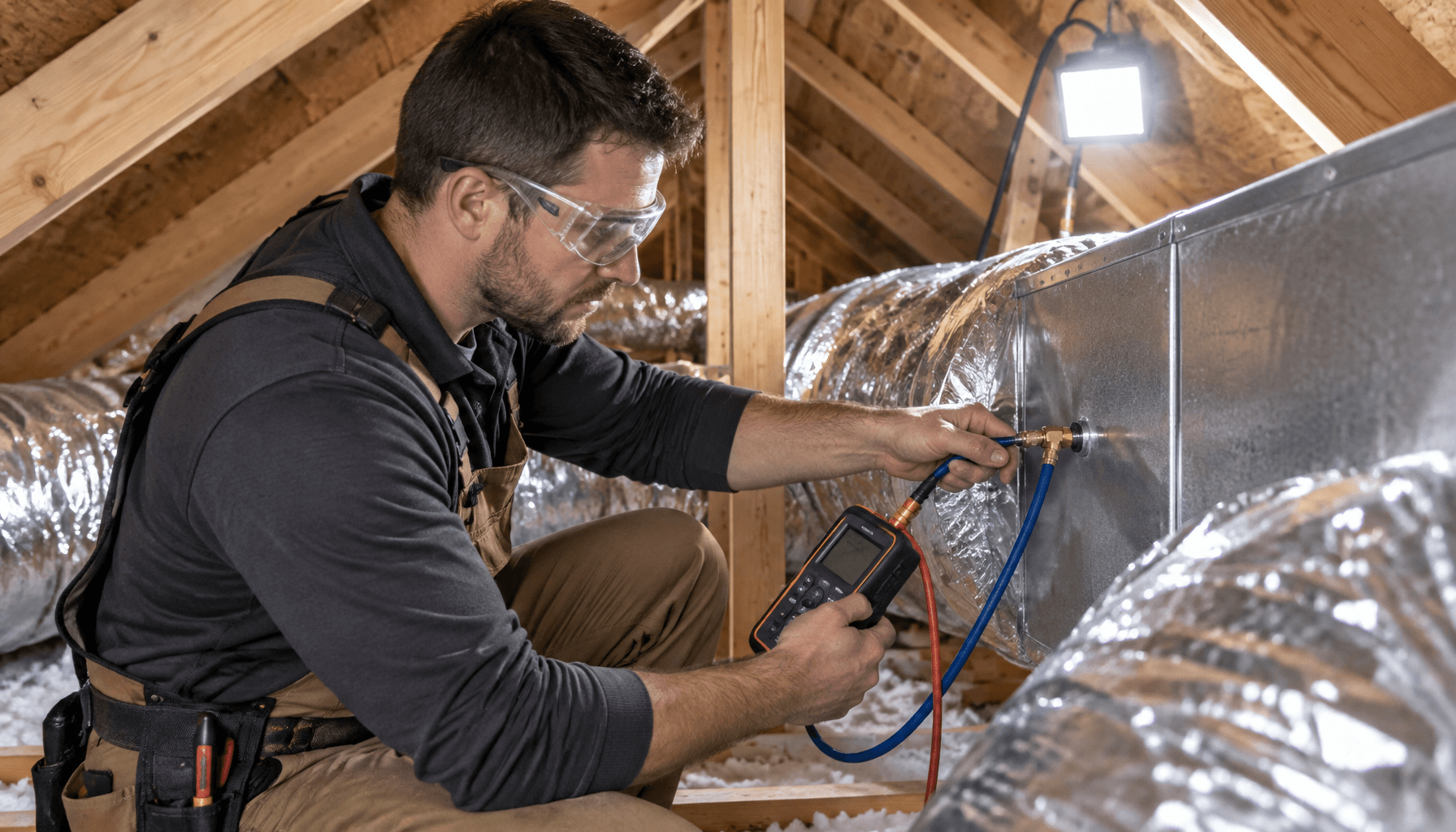Ductwork Heat Gain Mitigation: Aeroseal, Static Pressure Balancing, and Attic Thermal Buffers